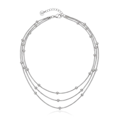 GOLDEN BERRY TRIPPLE NECKLACE