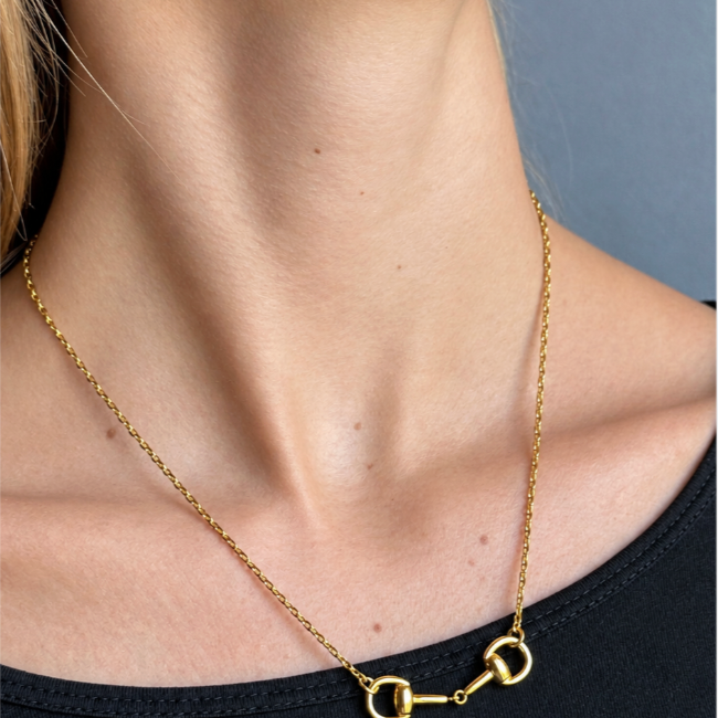 HORSEBIT PLAIN PENDANT  Halsband