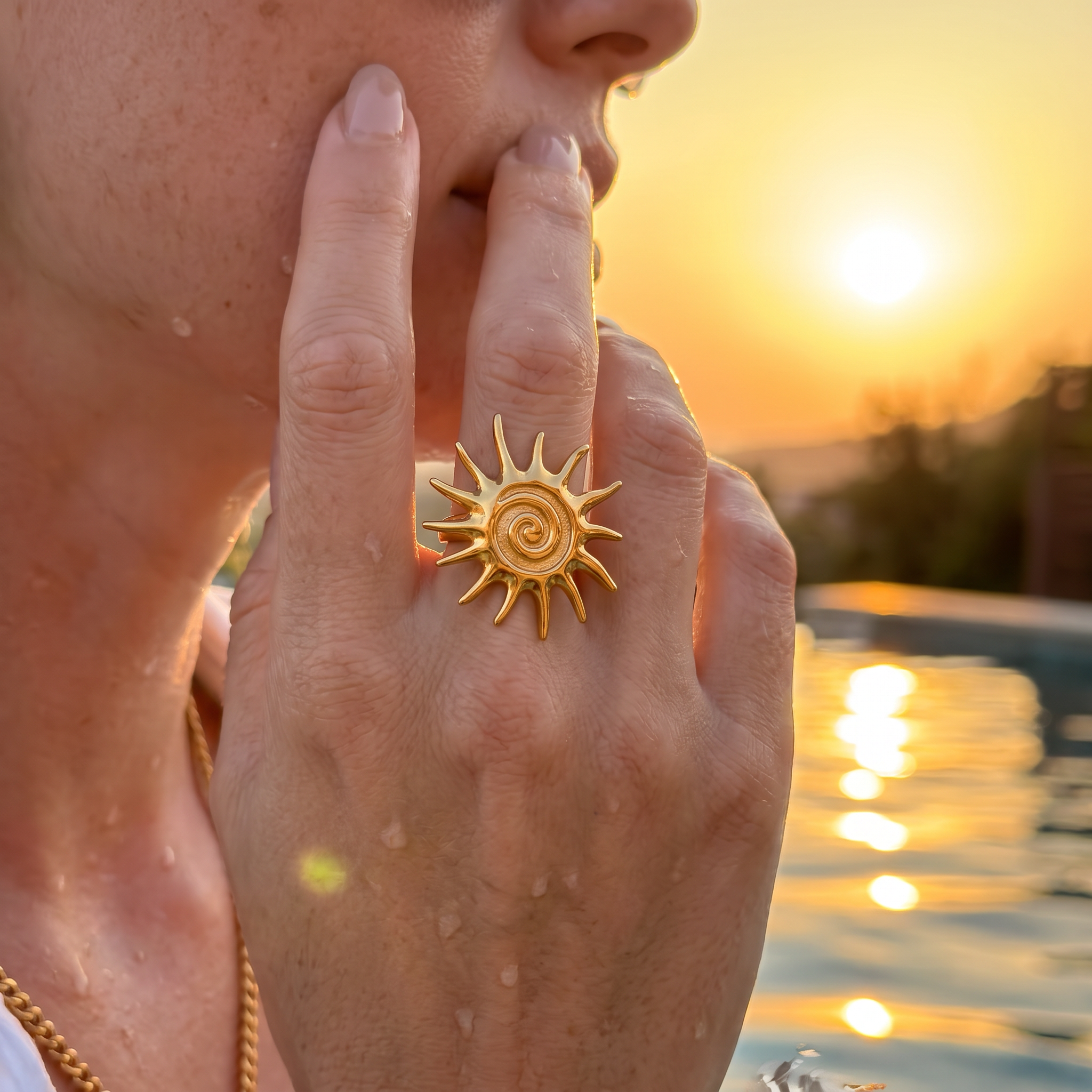 GOLDEN SUN RING