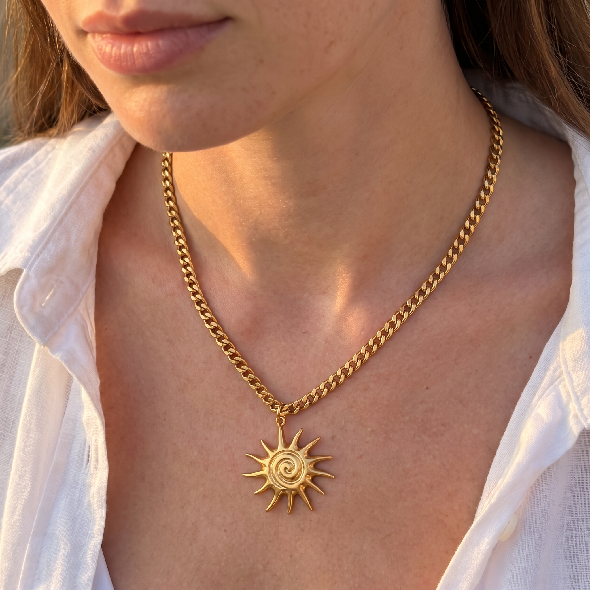 GOLDEN SUN NECKLACE