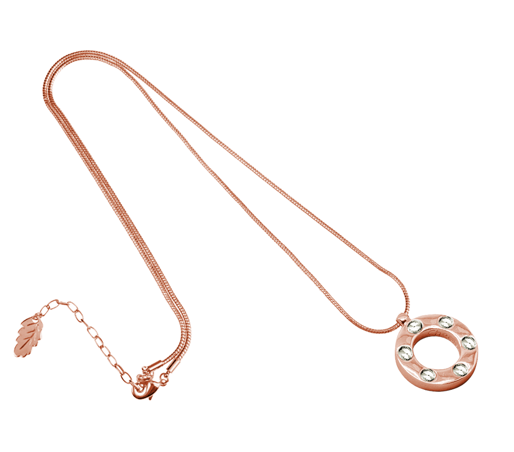 IOAKU Amulet Heaven 75 Rose Gold White