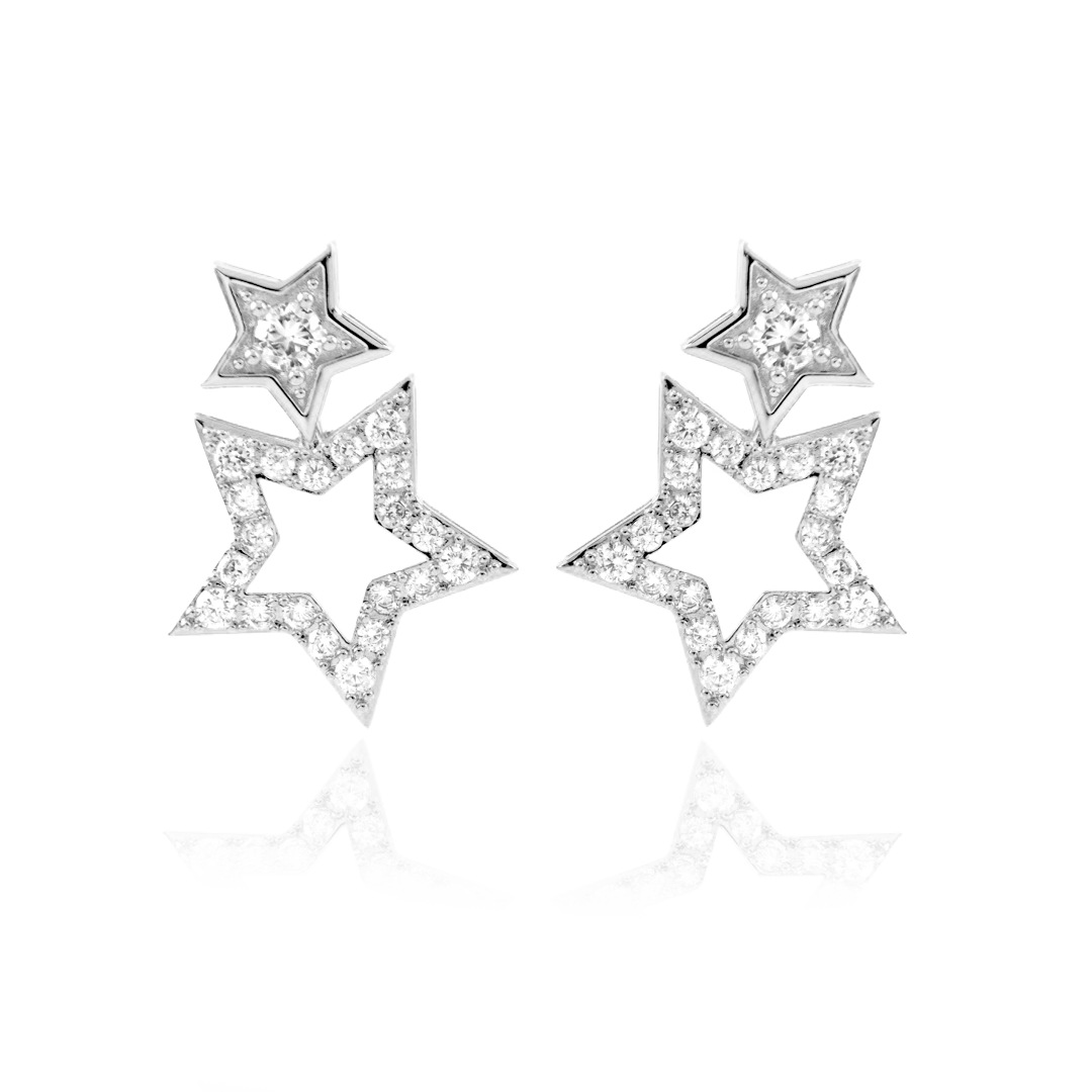 DOUBLE STAR EARRINGS
