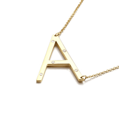 IOAKU-Letter-Necklace-A-Gold