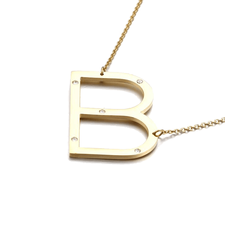 IOAKU-Letter-Necklace-A-Gold