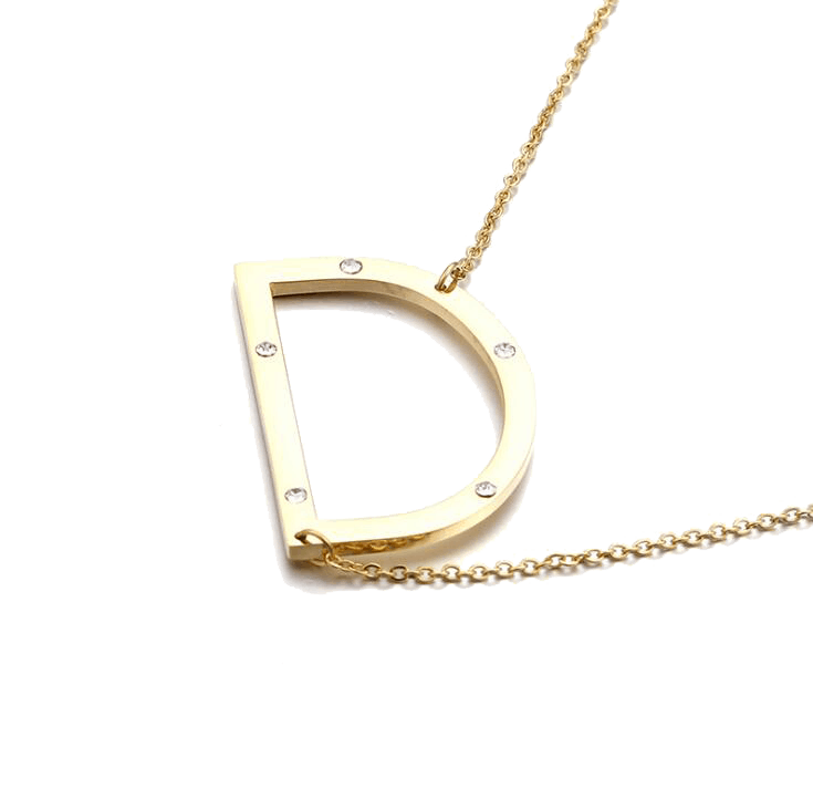 IOAKU-Letter-Necklace-D-Gold