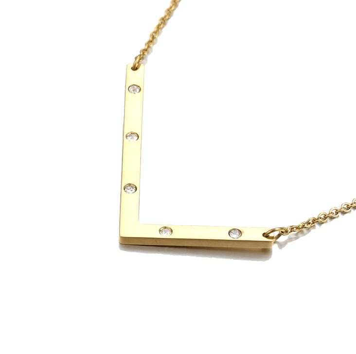 IOAKU-Letter-Necklace-L-Gold