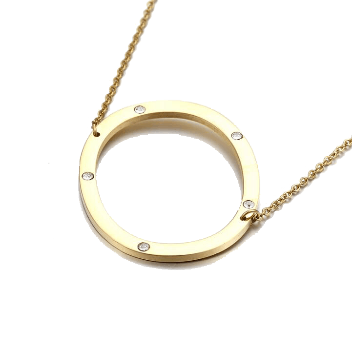 IOAKU-Letter-Necklace-O-Gold