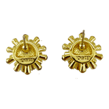 IOAKU-Meteor-stud-earrings-gold-back Gold