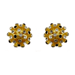 IOAKU-Meteor-stud-earrings-gold-neutral-mix Gold