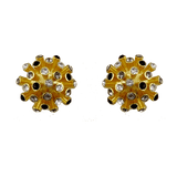 IOAKU-Meteor-stud-earrings-gold-neutral-mix Gold