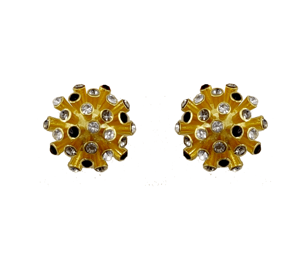 IOAKU-Meteor-stud-earrings-gold-neutral-mix Gold