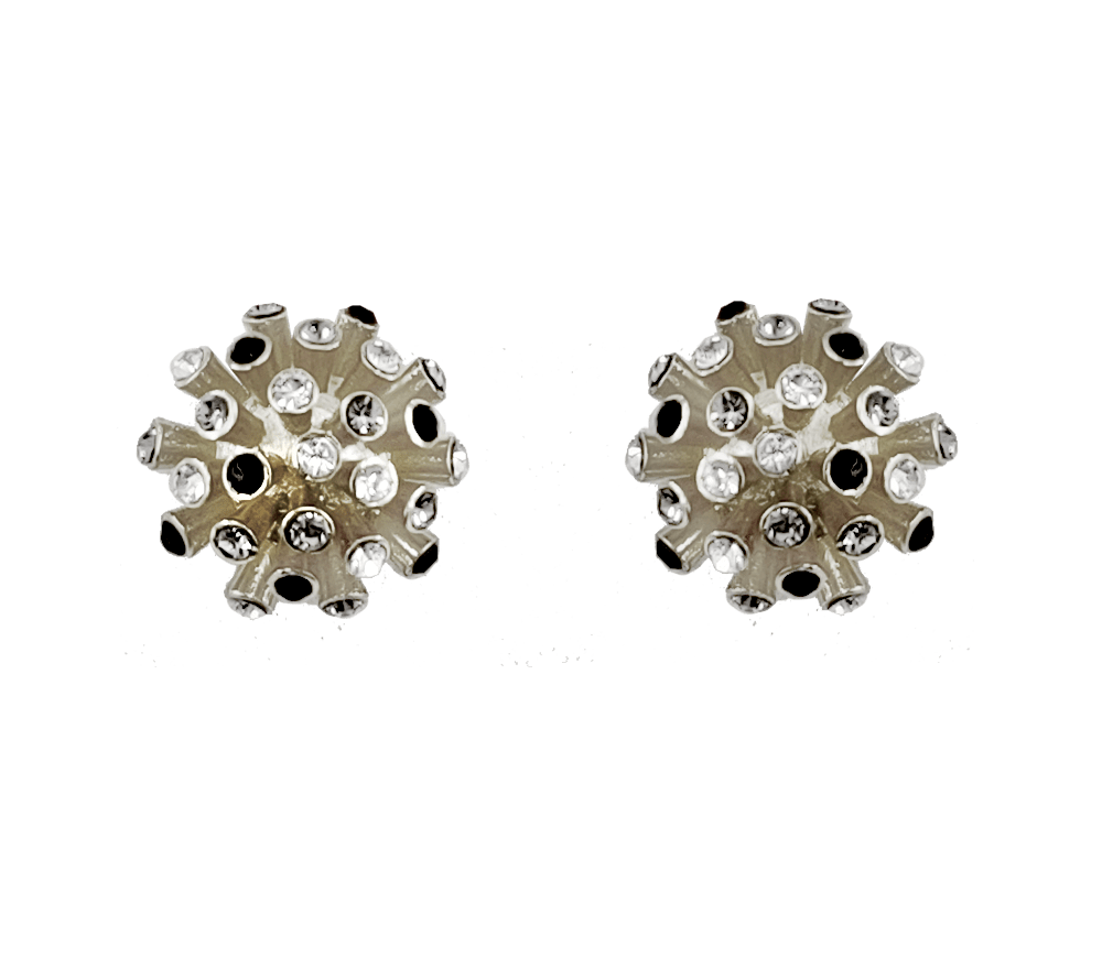 IOAKU-Meteor-stud-earrings-silver-neutral-mix Silver