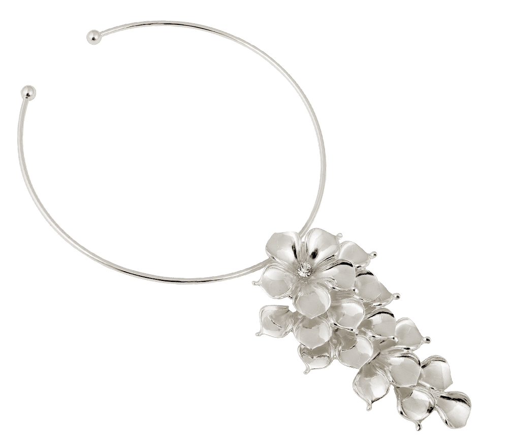 IOAKU Necklace La Fleur Silver