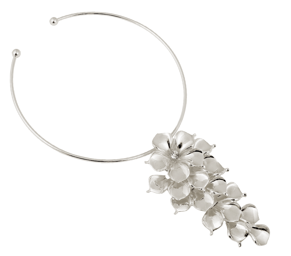 IOAKU Necklace La Fleur Silver