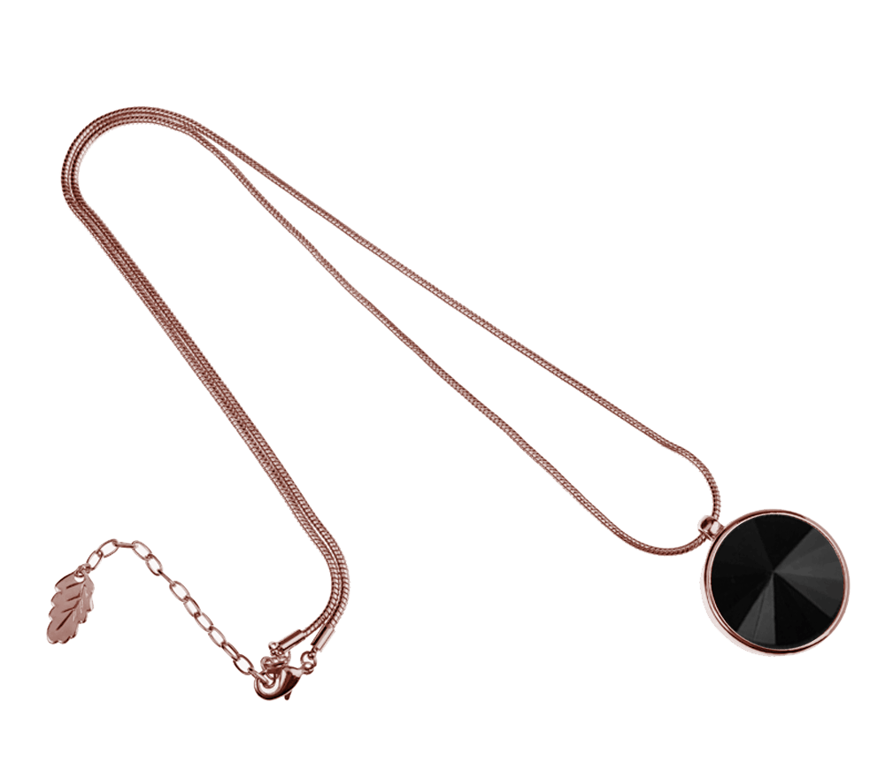 IOAKU Amulet Zen Rose Gold Black 75 Rosegold