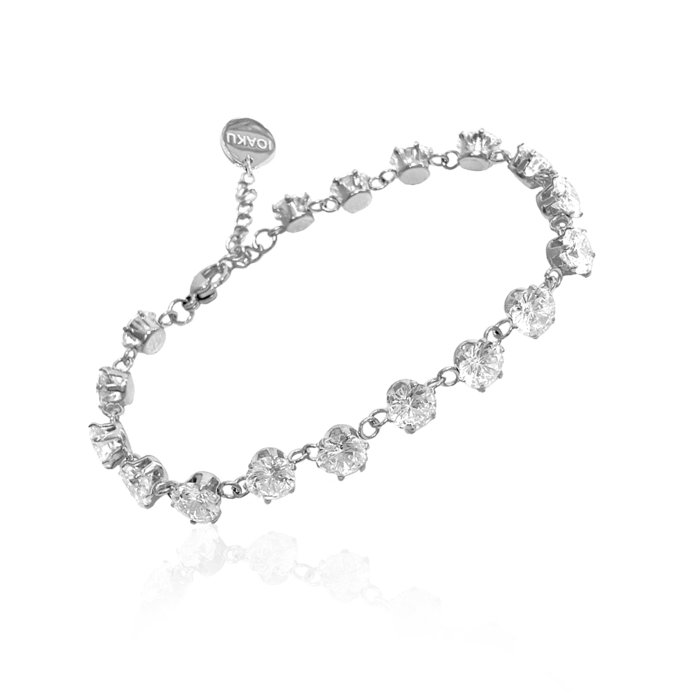 MULTI SINGLE CRYSTAL BRACELET
