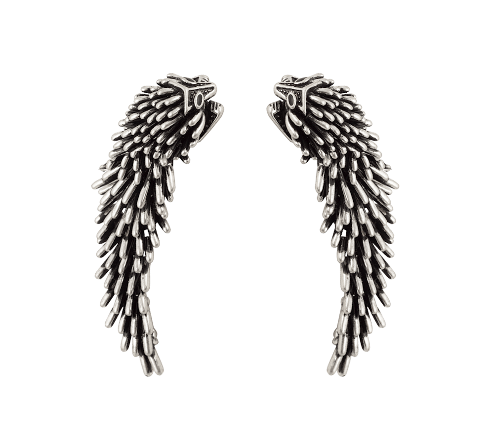 IOAKU Earrings Hedgehog Silver
