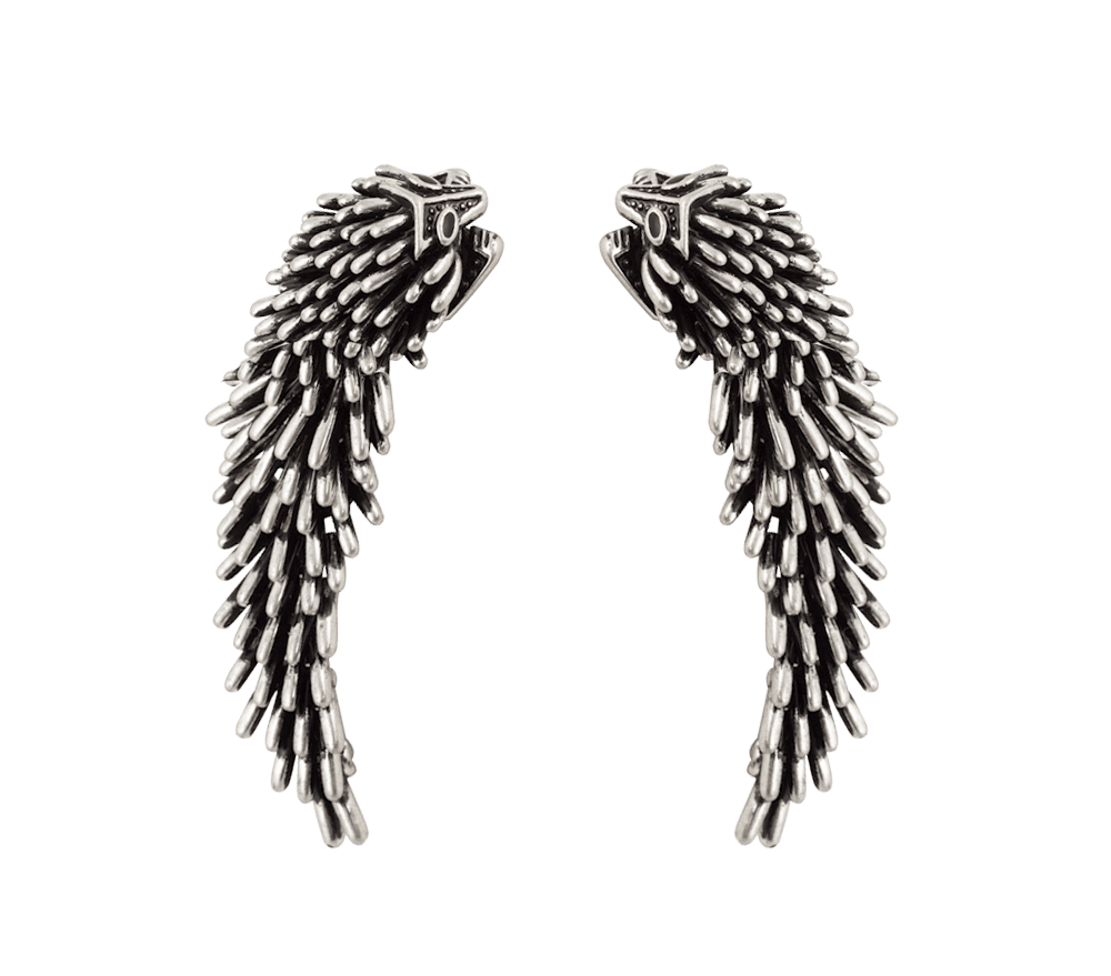 IOAKU Earrings Hedgehog Silver