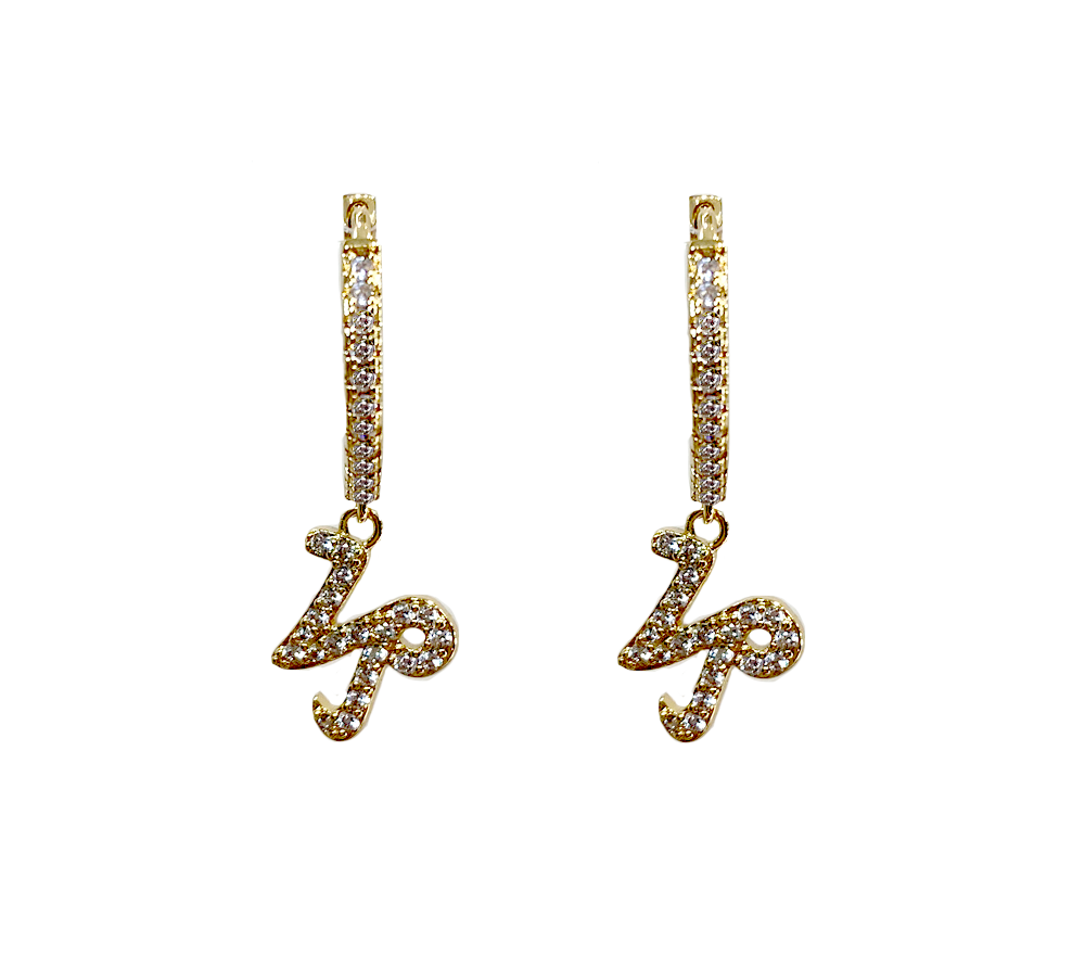Zodiac Sparkle Micro Hoop