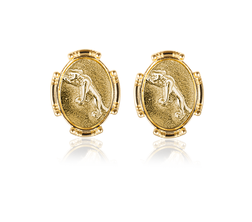 Spirit Animal Clip Earrings