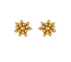 IOAKU Earrings Stud Berry Gold