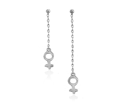 FEMALE SYMBOL EARRINGS