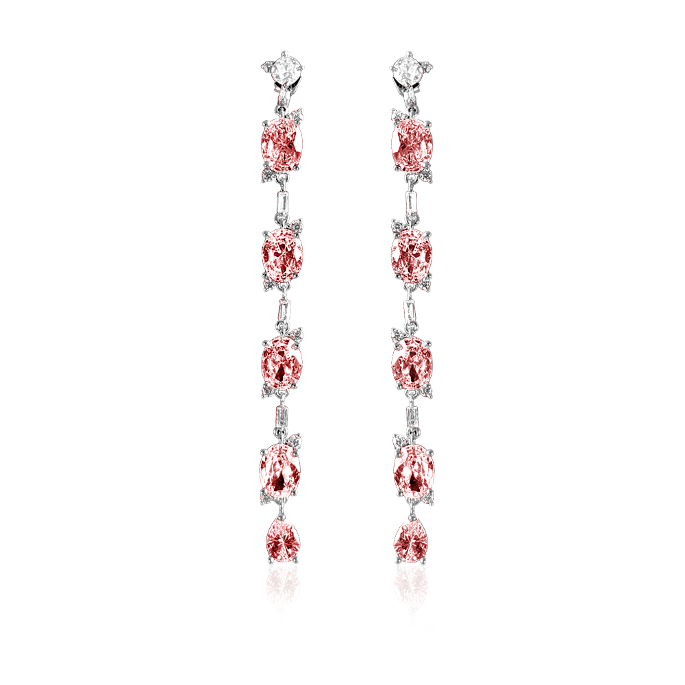 GEISHA EARRINGS-PINK