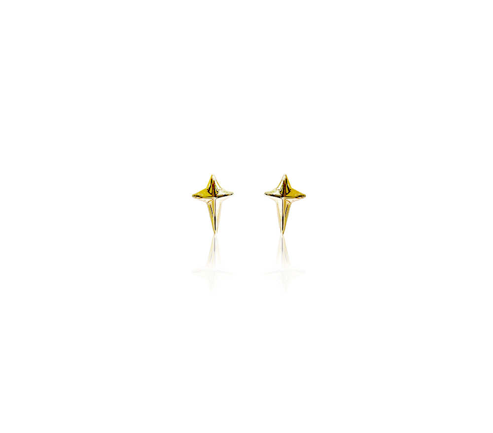 IOAKU-earrings-micro-star-gold