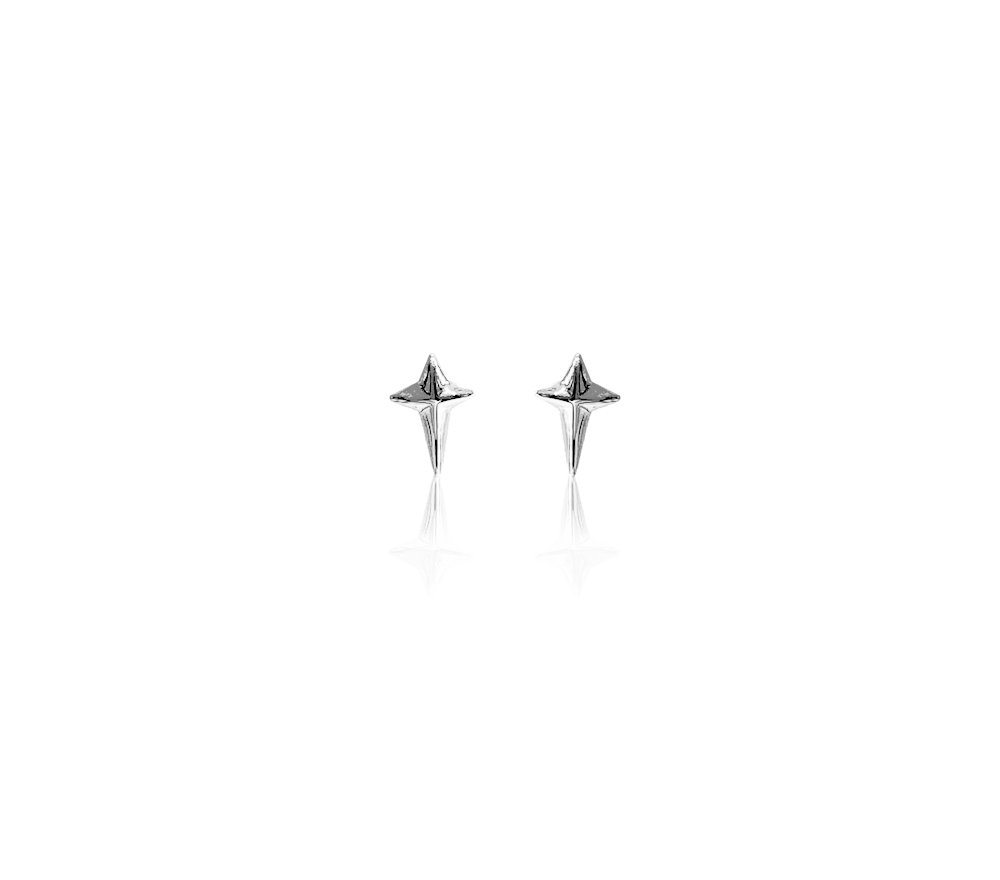 IOAKU-earrings-micro-star-silver (kopia)