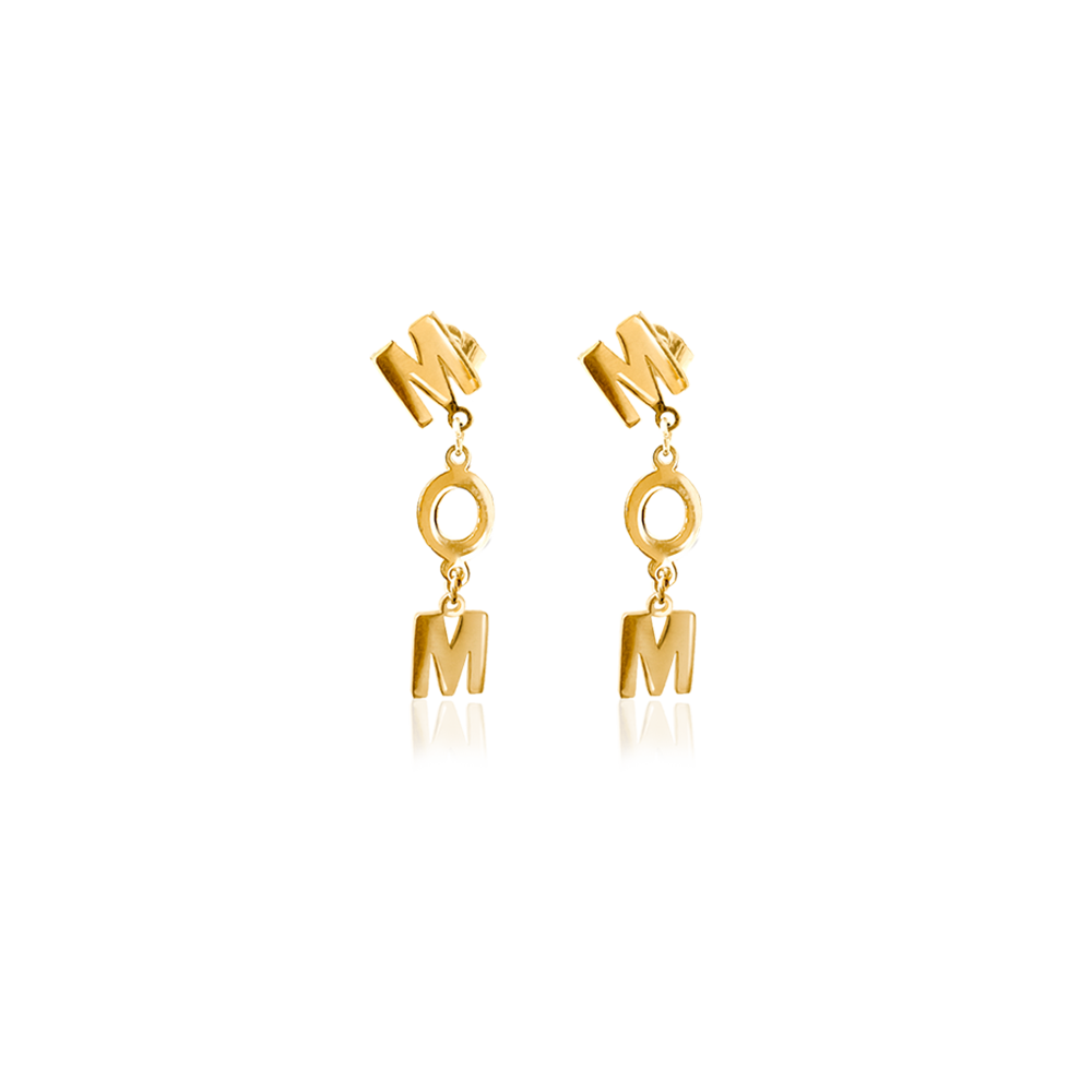 STATEMENT QUOTE EARRINGS - MOM