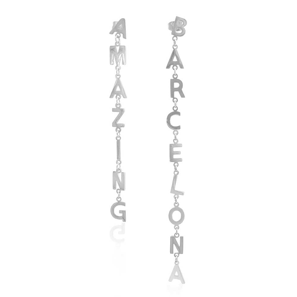 STATEMENT QUOTE EARRINGS - AMAZING BARCELONA