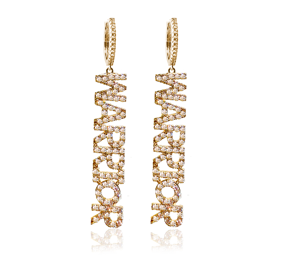 STATEMENT WARRIOR SINGLES EARRINGS