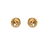 IOAKU earrings stud globe gold