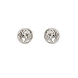 IOAKU earrings stud globe silver