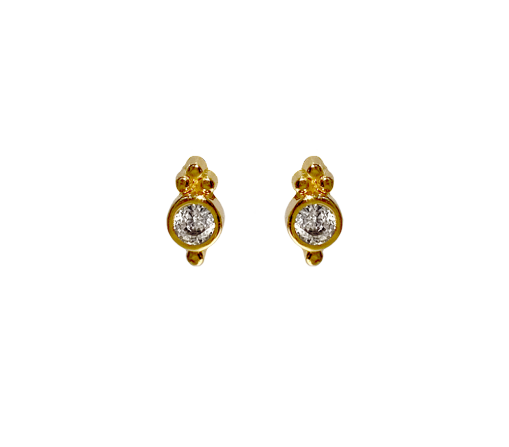 MICRO BERRY CRYSTAL STUD