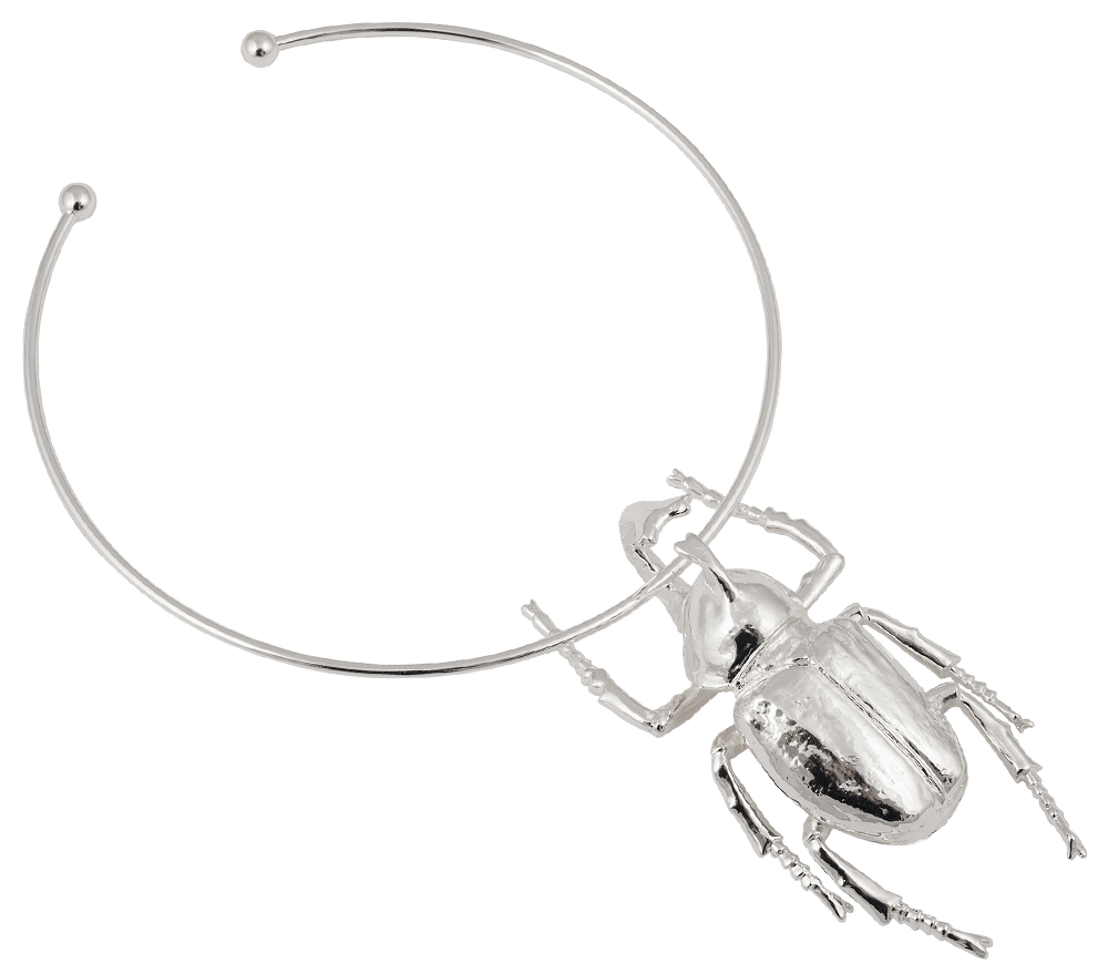 IOAKU Necklace Beetle Silver