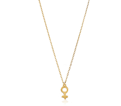 FEMALE SYMBOL MINI NECKLACE