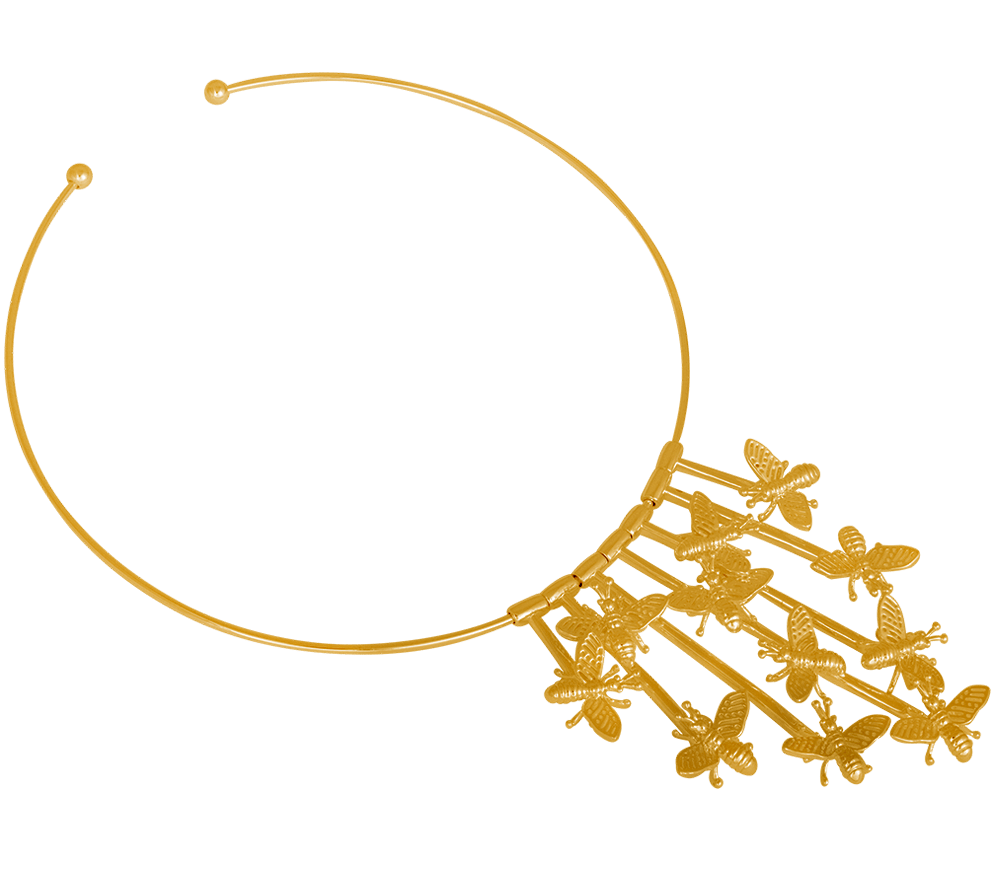 IOAKU Necklace Insect Gold