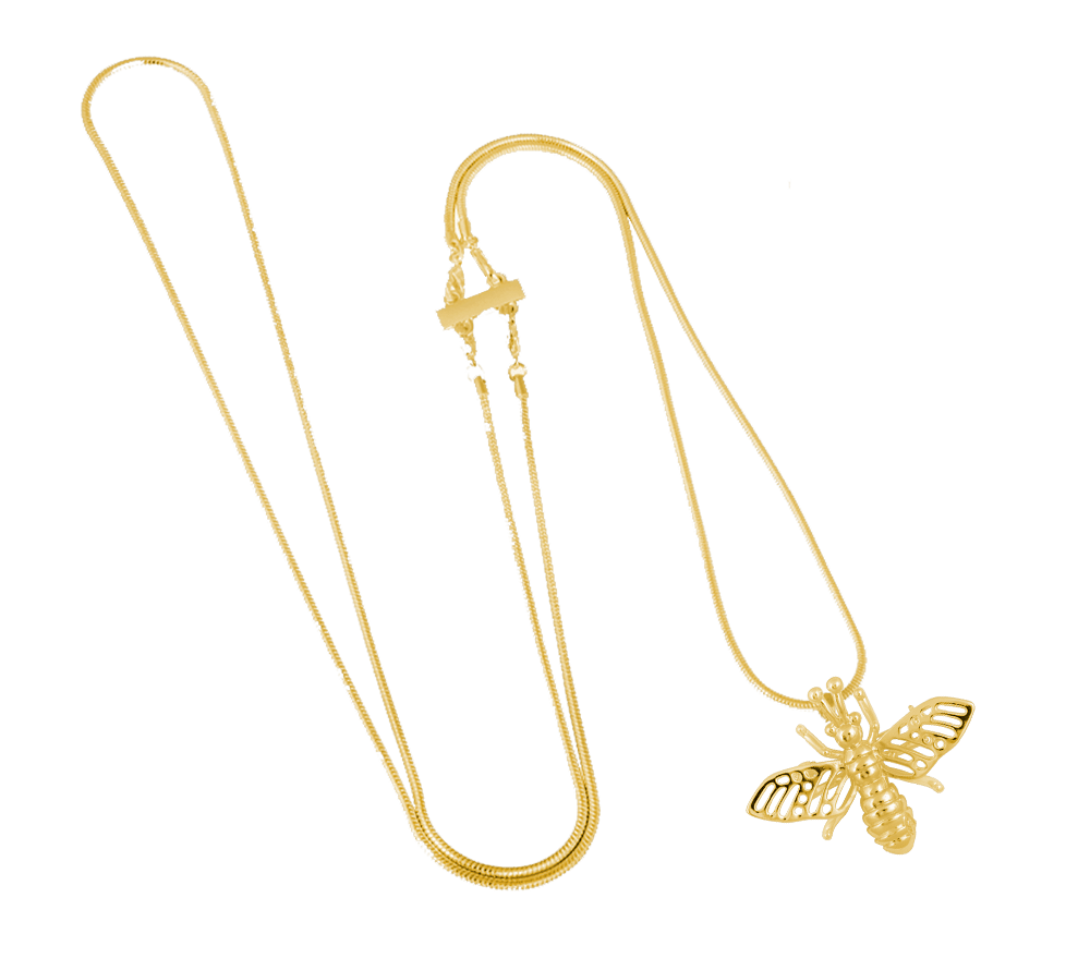 IOAK Necklace Insect Mini Gold