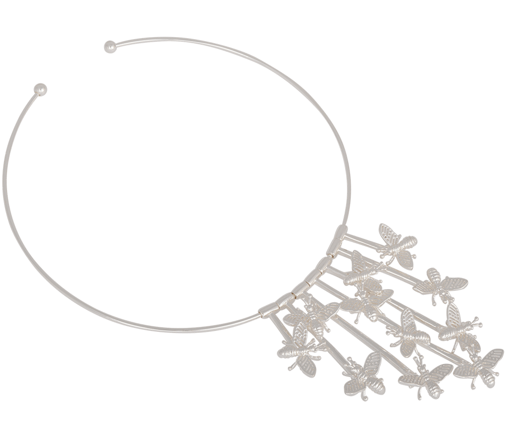 IOAKU Necklace Insect Silver