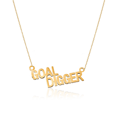 STATEMENT QUOTE MINI HALSBAND - GOAL DIGGER