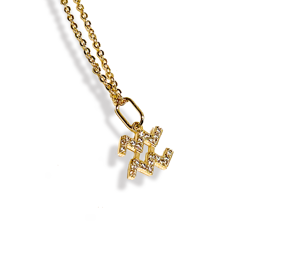 Zodiac Sparkle Micro Necklace