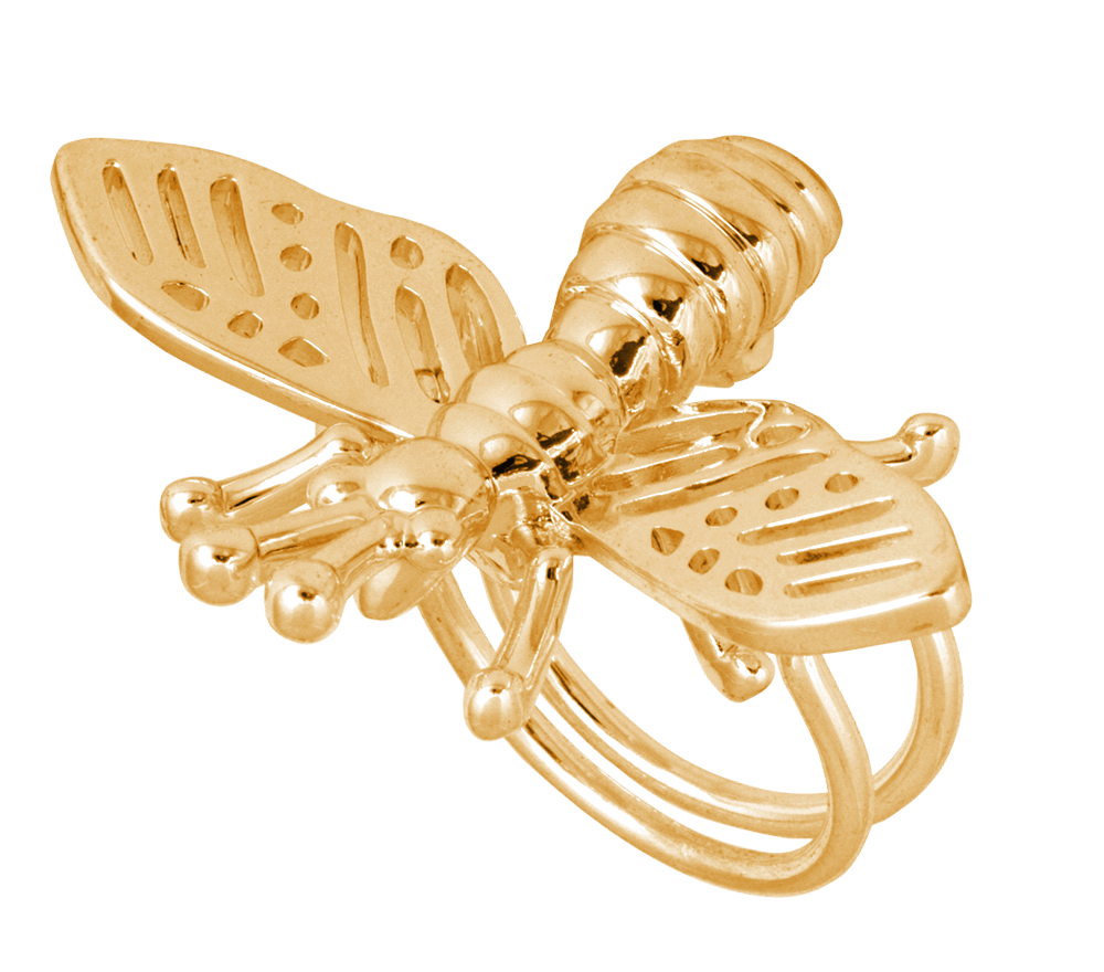 IOAKU Ring Insect Gold