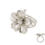 IOAKU Ring La Fleur Silver