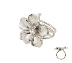 IOAKU Ring La Fleur Silver