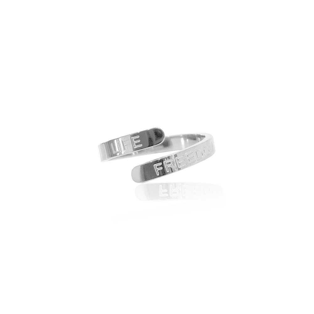 STATEMENT QUOTE RING - FREEDOM LIFE