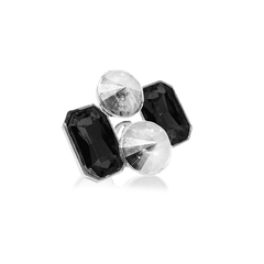 IOAKU X ZAEK STUDIO - STUDIO RING Vit & Svart