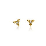 MICRO BERRY TRIANGLE STUDS