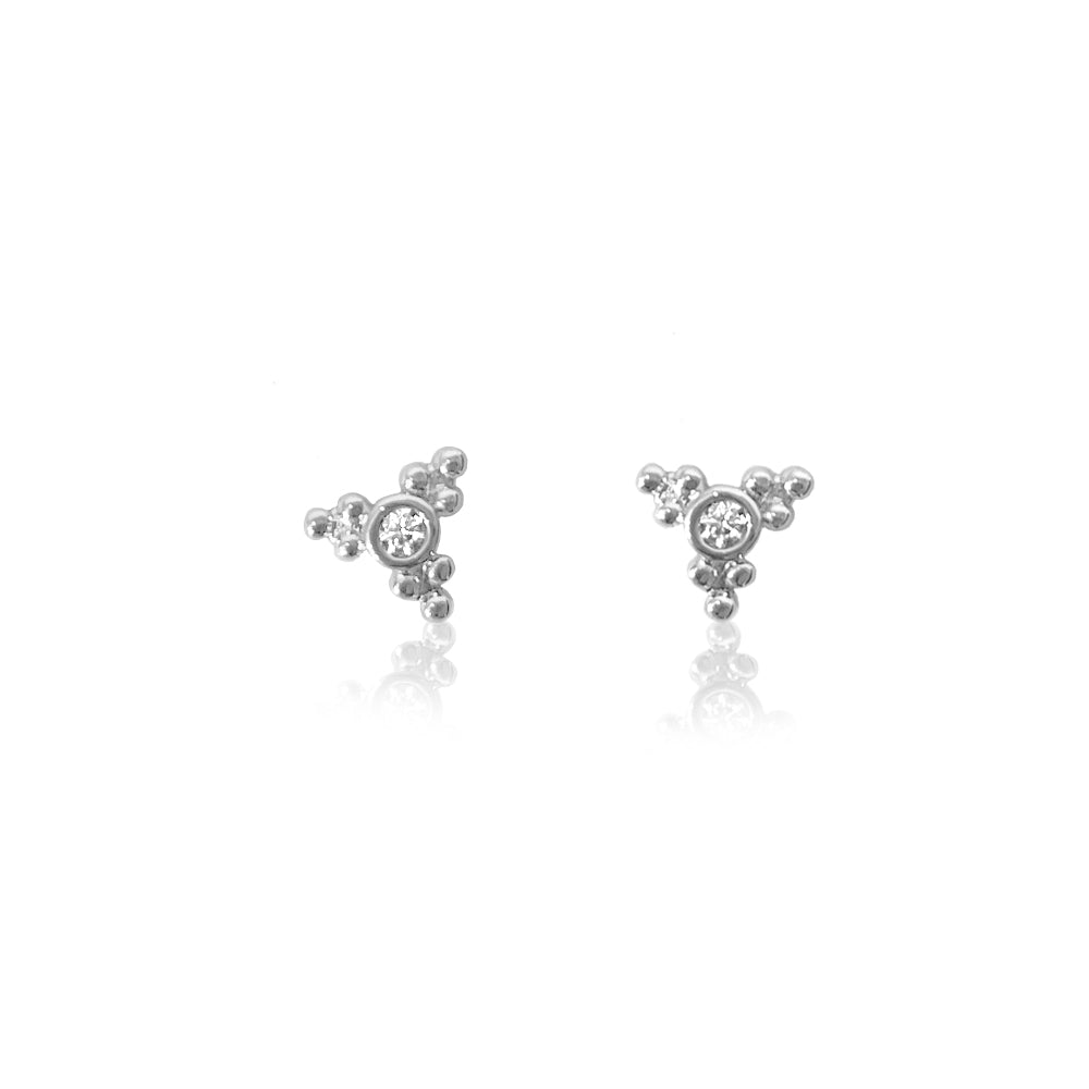 MICRO BERRY TRIANGEL STUDS