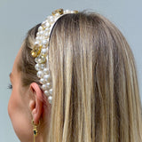 Isabella - Romantic pearl and crystal Diadem
